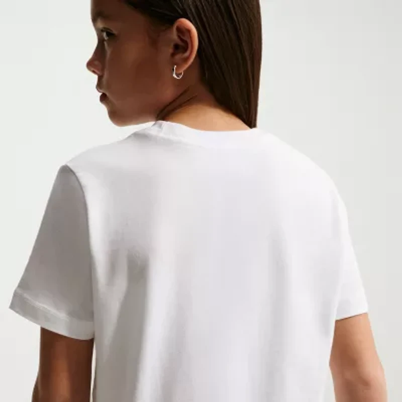 Nike Big Kid Unisex Crew Neck Short Sleeve Regular Fit Graphic T-Shirt