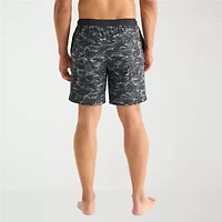 Free Country Mens Quick Dry Camouflage Swim Shorts