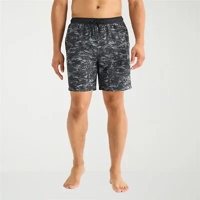 Free Country Mens Quick Dry Camouflage Swim Shorts