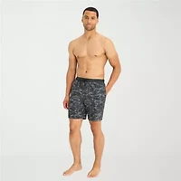Free Country Mens Quick Dry Camouflage Swim Shorts