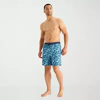 Free Country Mens Quick Dry Camouflage Swim Shorts