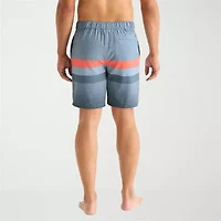 Free Country Seabreeze Stripe Mens Striped Swim Trunks