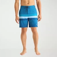 Free Country Seabreeze Stripe Mens Striped Swim Trunks