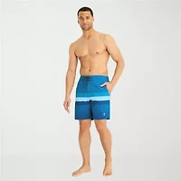 Free Country Seabreeze Stripe Mens Striped Swim Trunks