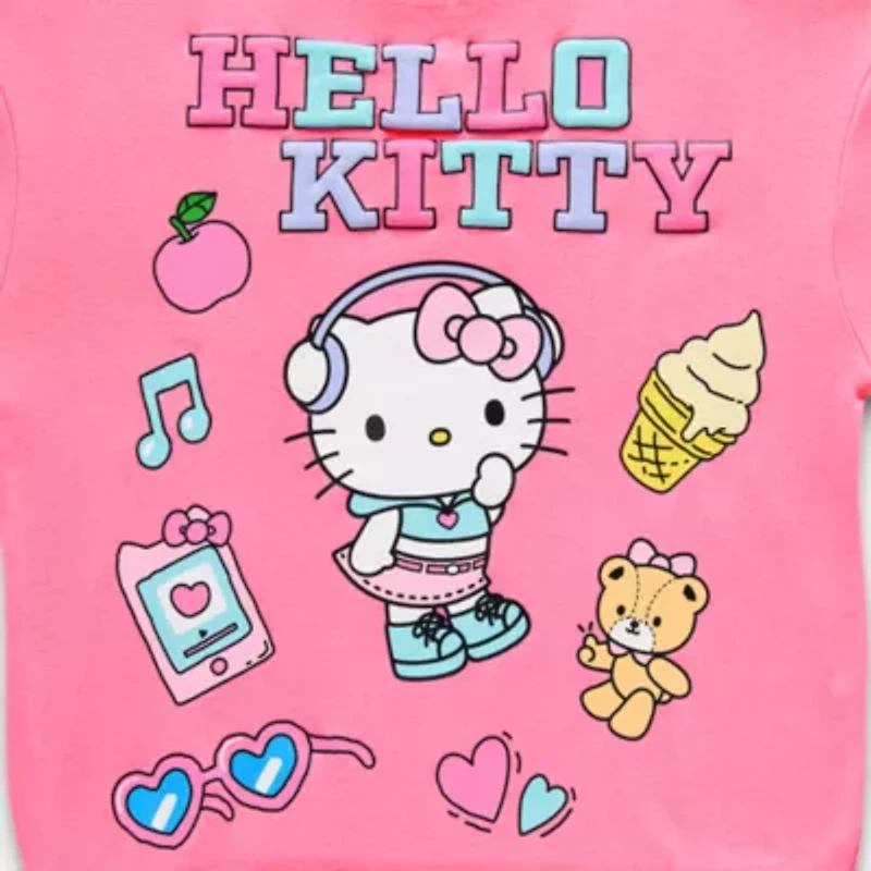 Hello Kitty Hoodie Womens Juniors Long Sleeve Fleece