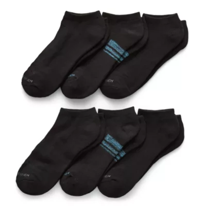 Van Heusen Mens 6 Pair Low Cut Socks
