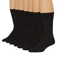 Van Heusen Fancy Dress Mens 7 Pair Crew Socks