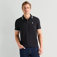 U.S. Polo Assn. Performance Interlock Mens Classic Fit Short Sleeve Shirt