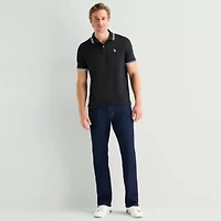 U.S. Polo Assn. Performance Interlock Mens Classic Fit Short Sleeve Shirt