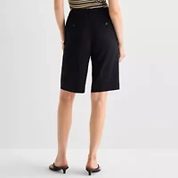 Worthington Womens 12" High Rise Bermuda Short