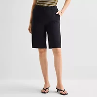 Worthington Womens 12" High Rise Bermuda Short