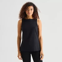 a.n.a Womens Round Neck Sleeveless Tank Top