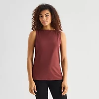 a.n.a Womens Round Neck Sleeveless Tank Top