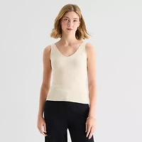 a.n.a Womens V Neck Sleeveless Pullover Sweater