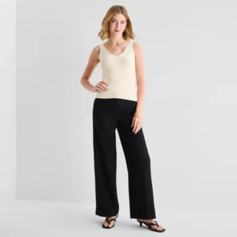 a.n.a Womens V Neck Sleeveless Pullover Sweater