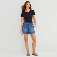 a.n.a Womens Short Sleeve Slim Fit Henley Shirt