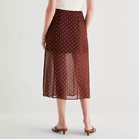 a.n.a Womens Plus Midi Pencil Skirt