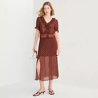 a.n.a Womens Plus Midi Pencil Skirt