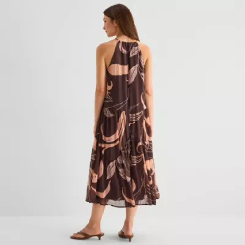 a.n.a Womens Sleeveless Maxi Dress