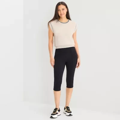 Stylus Womens High Rise Capri Pant