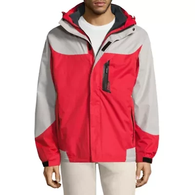 Vintage Leather 3-In-1 Mens Water Resistant Wind Midweight System Jacket