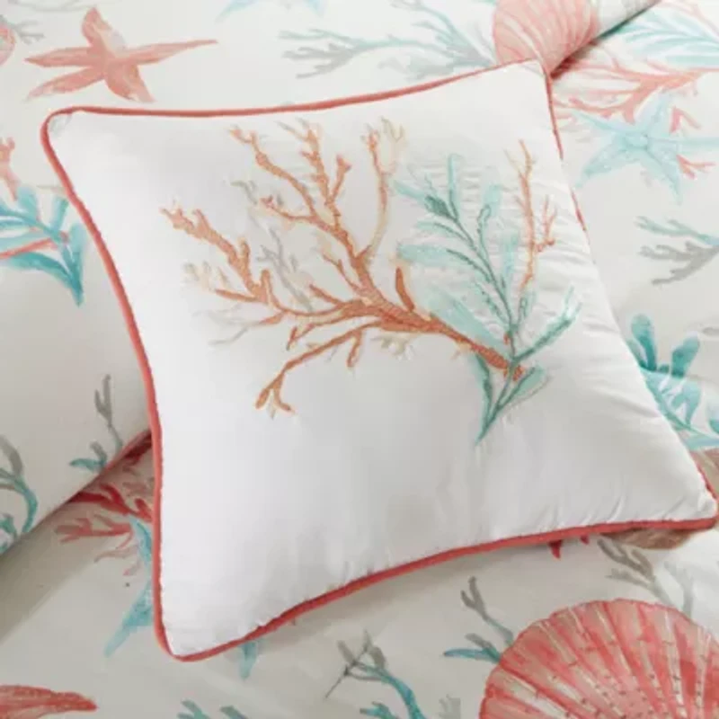 Madison Park Pacific Grove Cotton Sateen 6-pc. Duvet Cover Set