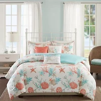 Madison Park Pacific Grove Cotton Sateen 6-pc. Duvet Cover Set