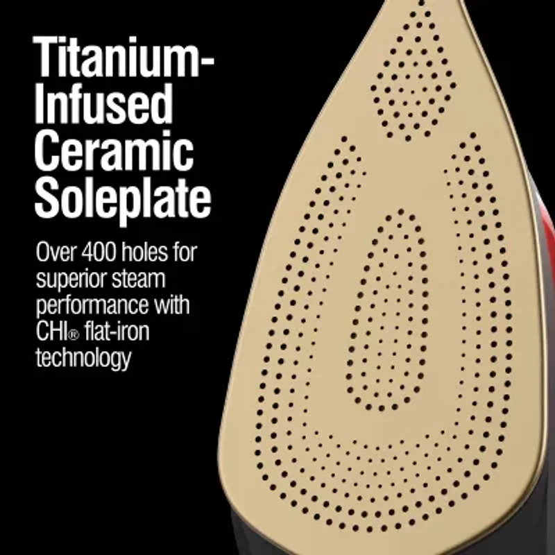 CHI Automatic Shutoff Iron With Retractable Cord
