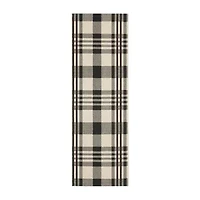 Safavieh Courtyard Collection Cori Plaid Indoor/Outdoor Runner Rug