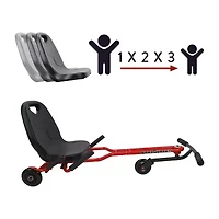 509 Landshark Kids Crew Ride-On : Red Unisex Tricycle