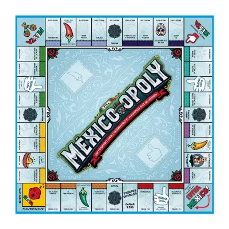 Late For The Sky Mexico-Opoly: Spanish Board Game Board Game