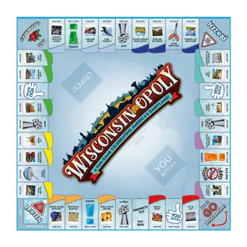 Late For The Sky Wisconsin-Opoly : Classic Board Game Board Game