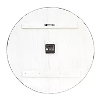 All the Rages Elegant Designs Handsome 21" Rustic Farmhouse Wood Wall Clock