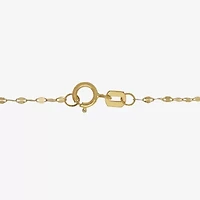 Gold Addiction Womens 14K Gold 17 Inch Link Necklace