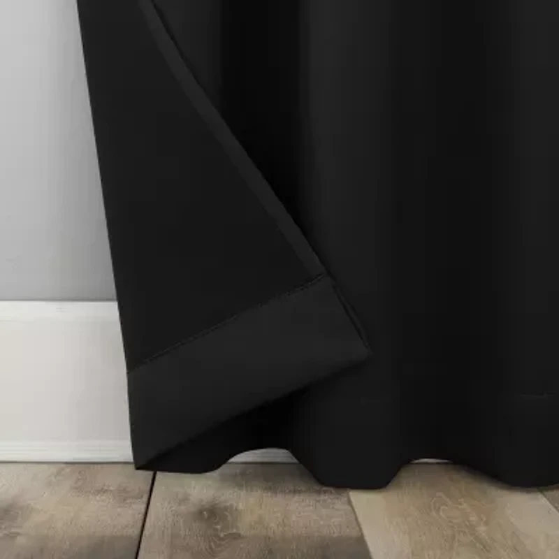 Sun Zero Grommet Top 100% Blackout Set of 2 Curtain Panel