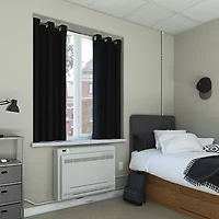 Sun Zero Grommet Top 100% Blackout Set of 2 Curtain Panel