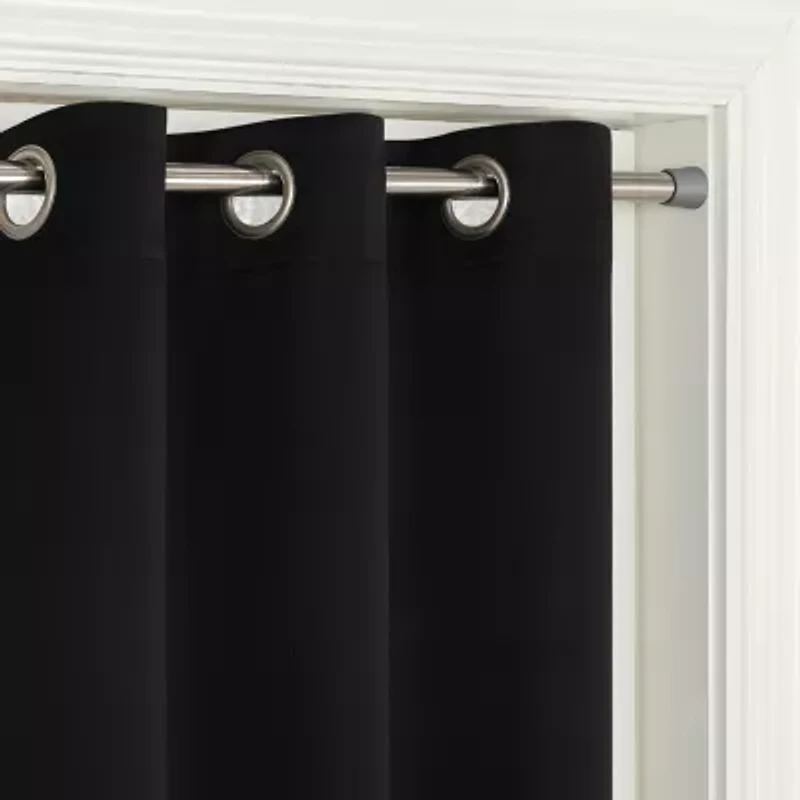 Sun Zero Grommet Top 100% Blackout Set of 2 Curtain Panel