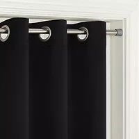 Sun Zero Grommet Top 100% Blackout Set of 2 Curtain Panel