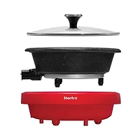 THE ROCK by Starfrit Dual-Sided 3.2-qt. Electric Hot Pot
