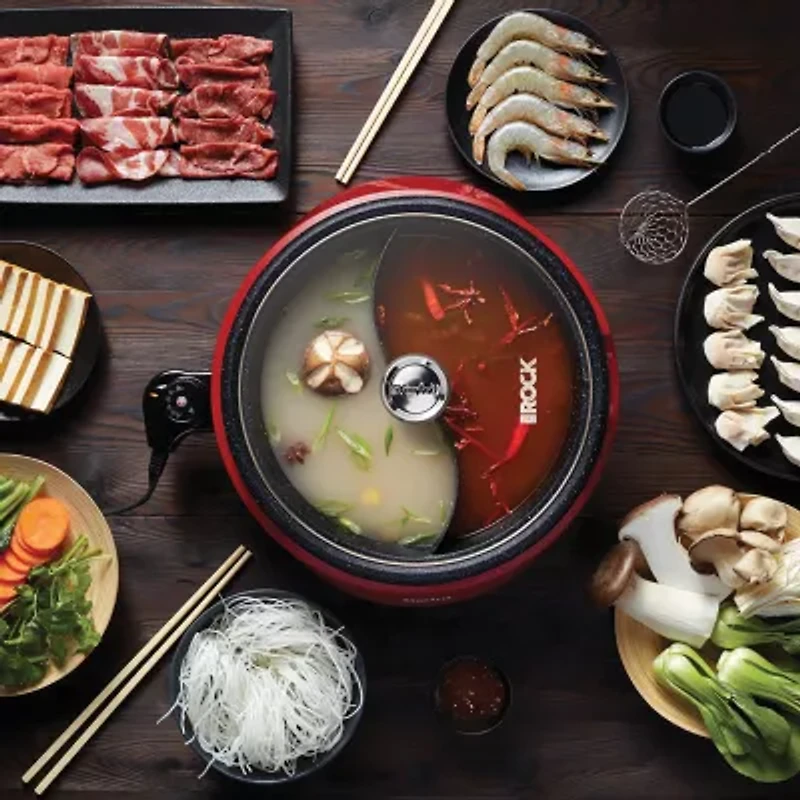 THE ROCK by Starfrit Dual-Sided 3.2-qt. Electric Hot Pot
