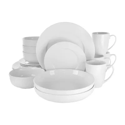 Elama Maisy 18-pc. Porcelain Dinnerware Set