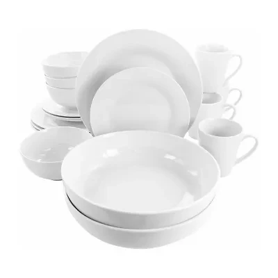 Elama Carey 18-pc. Porcelain Dinnerware Set