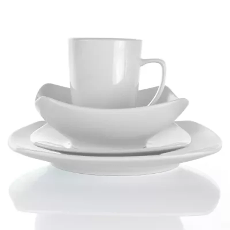 Elama Hayes 16-pc. Porcelain Dinnerware Set