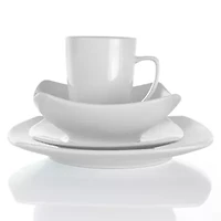Elama Hayes 16-pc. Porcelain Dinnerware Set