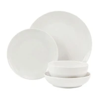 Elama Camellia 16-pc. Porcelain Dinnerware Set
