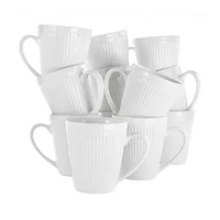 Elama Madeline 12-pc. Porcelain Coffee Mug Set