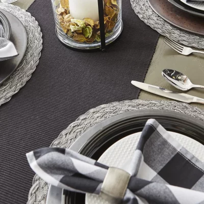 Design Imports Buffalo Check Table Runner