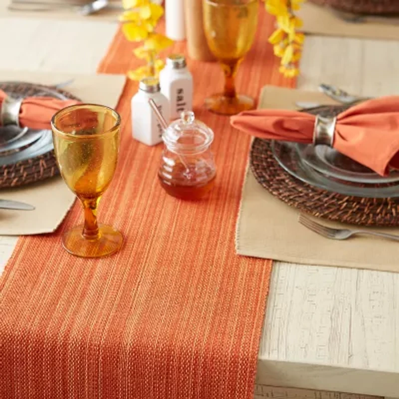 Design Imports Dobby Stripe Table Runner