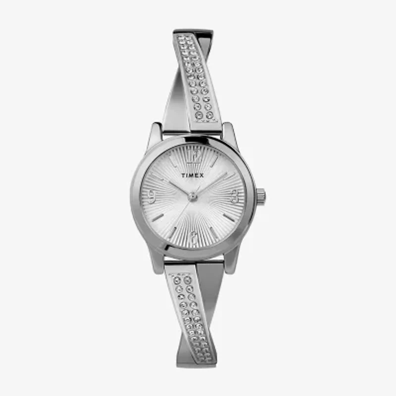 Timex Womens Silver Tone Stainless Steel Expansion Watch Tw2v69600jt