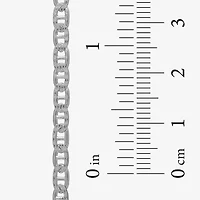 Made in Italy Womens Sterling Silver 20 Inch Link Chain Necklace